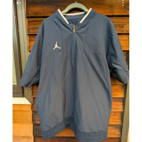 Nike Other - Nike Jordan Lightweight Short Sleeve Coaches HOT Jacket SZ L